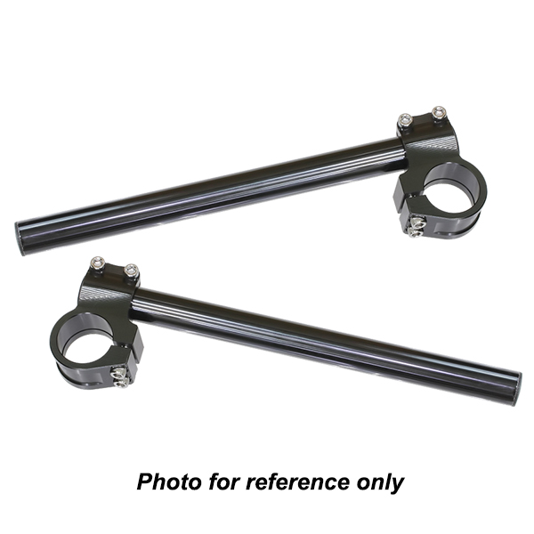 Clip-On for KAWASAKI ZX6R 98-02, ZX9R 98-02, ZRX1100/1200. D:46mm black