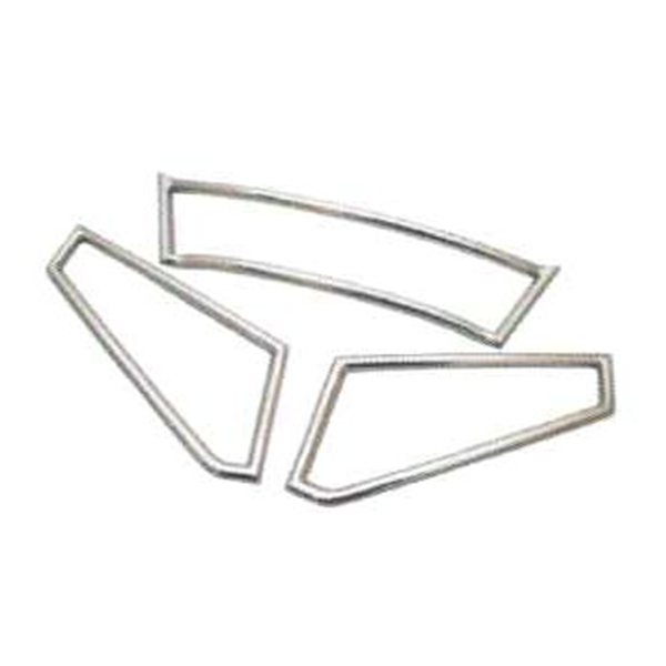 Taillight And Turn Signal Grills 3Pieces, Chrome