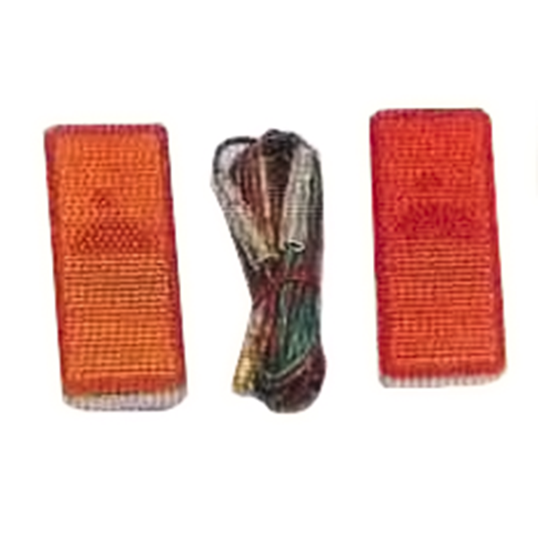 Lighted Reflector, Amber 