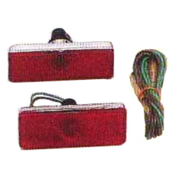 Lighted Reflector, Red 