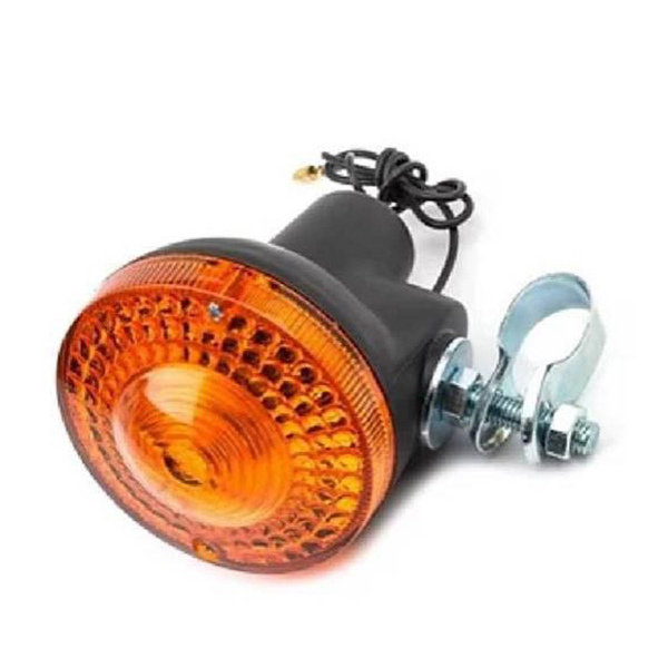 Indicator 6v for YAMAHA XT/DT500/S 76-89, amber lens/black base
