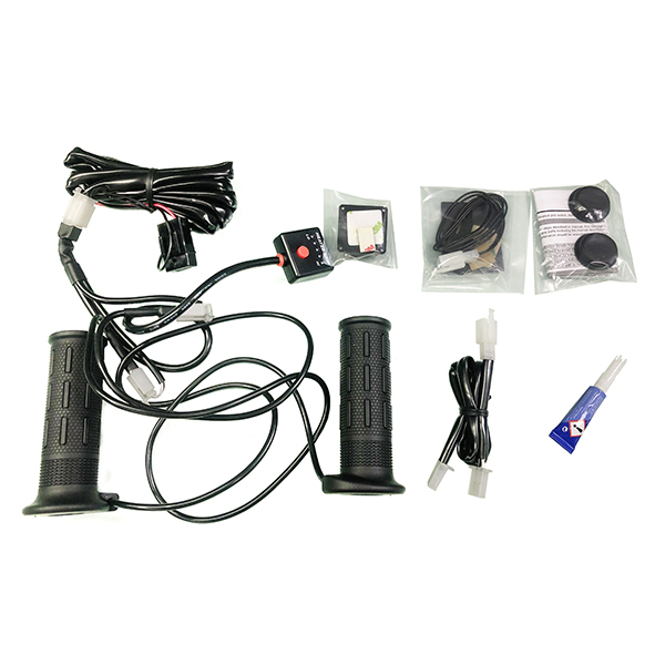 Heated grips 5-level E-type switch with thumb heater, D.: 7/8"+ 7/8", length: 120MM