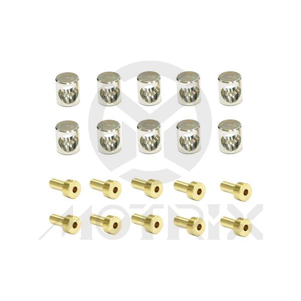 Barrel nipple 5/16 (8x9) for 2mm wire 10pcs