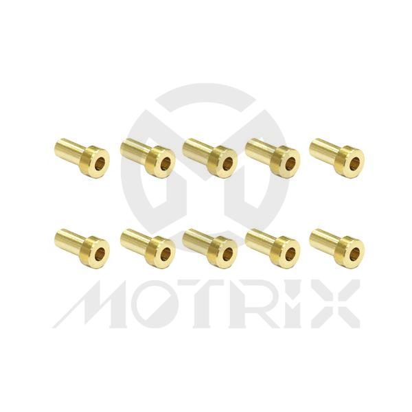 Pear nipple (clutch lower) for 2.5mm wire 10 pcs