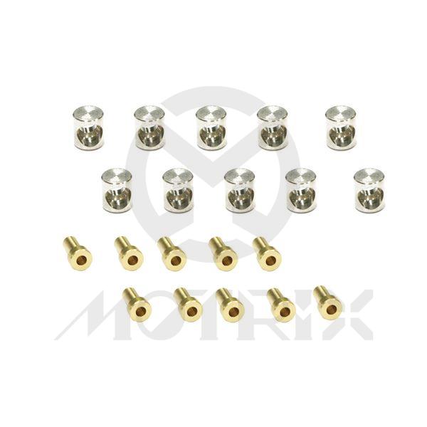 Barre nipple 5/16 for 2.5mm wire 10 pcs