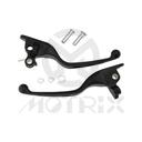 Black hand control lever kit fits 2021 touring (Except 23-later FLHXSE, FLTRXSE) and trike models. Material: aluminum