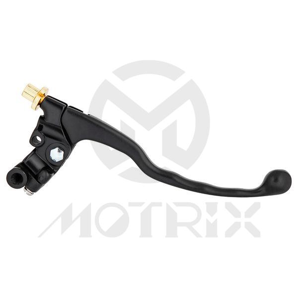 Brake lever for SUZUKI TS/DR/PE, KAWASAKI KE/KI/KDX, YAMAHA XT/DT/TT with mirror mount