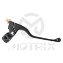 Brake lever for Honda style cable dog leg lever mirror mount brake black aluminum 7/8''