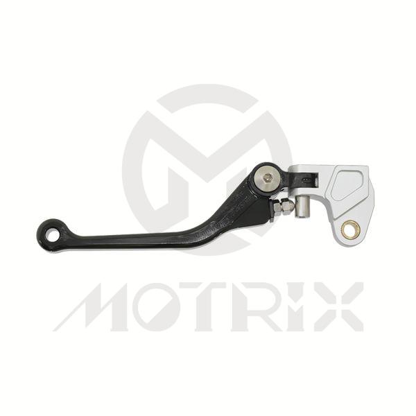 Clutch lever for KAWASAKI KX85, KX125, KX500, SUZUKI RMZ450 2 way CNC flex black