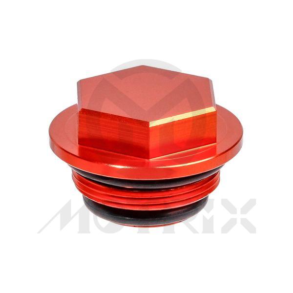 Rear brake reservoir cover (orange) for KTM 150 XC, 200 EXC, 500 EXC-F ; HUSQVARNA TC 125, FC 250