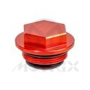 Rear brake reservoir cover (orange) for KTM 150 XC, 200 EXC, 500 EXC-F ; HUSQVARNA TC 125, FC 250