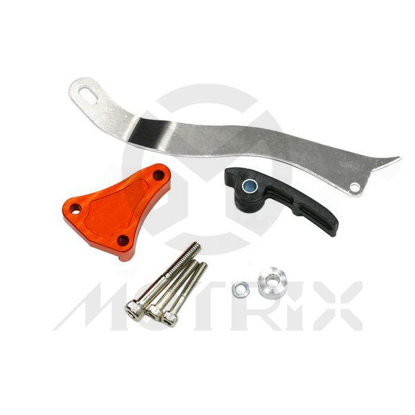 Clutch slave cylinder protector (orange) for HUSQVARNA FC 450, FE 450, FE 501 ; KTM 450 SX-F