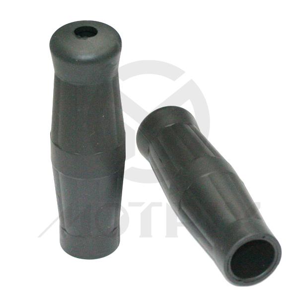 Vintage style rubber grip. L: 130MM fits (1'', 7/8''')