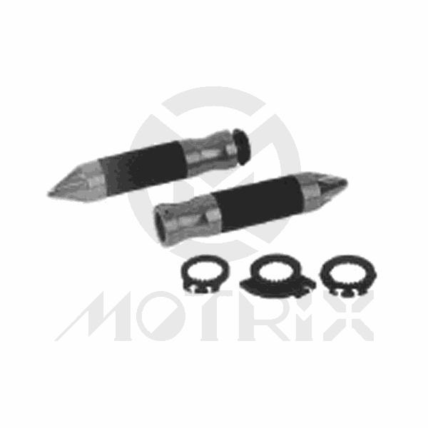 Alloy with rubber grip, with throttle and 3 adjusters fits 7/8''