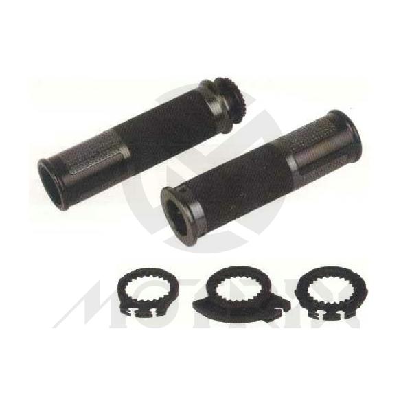 Alloy with rubber grip, with throttle & 3 adjusters fits 7/8''