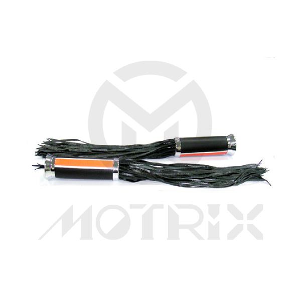 Leather grips, thirty two tassel. L: 135mm fits (7/8'', 1'')