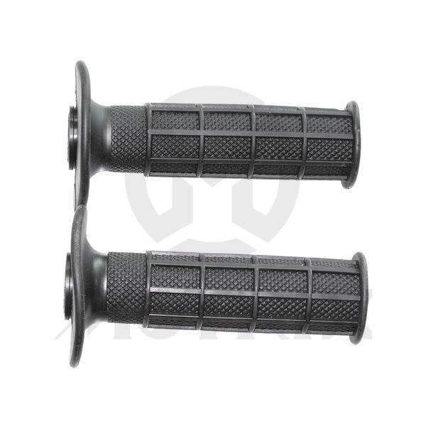 Soft handle grips, black for ATV. L: 115mm