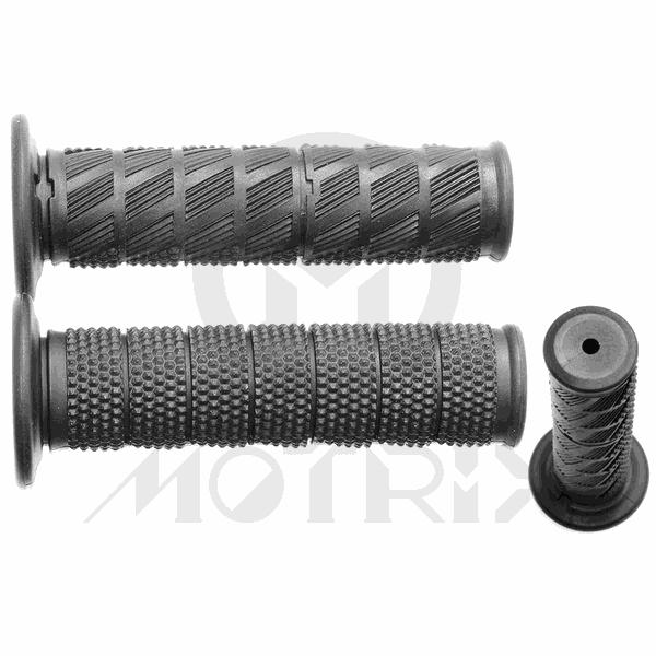 Rubber grips with close end. L: 130mm fits (7/8'', 1'')