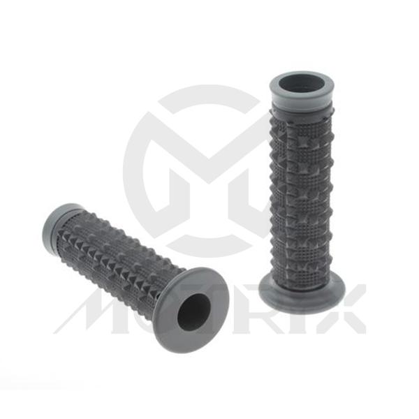 Rubber grips with 2 colors, open end. L: 120mm