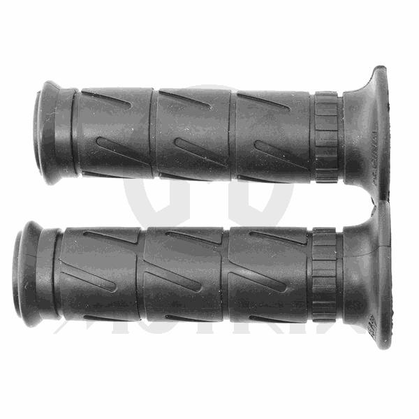 Black super soft grips for racing / sport bike fits (7/8'', 1'')