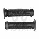 Soft rubber grips for sport bike with close end. L: 125mm fits (7/8'', 1'')