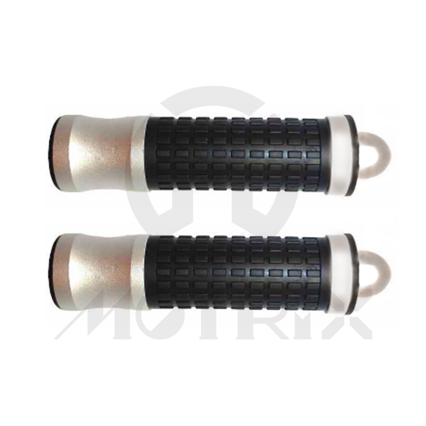 Rubber grips, L: 125mm fits (7/8'', 1'')
