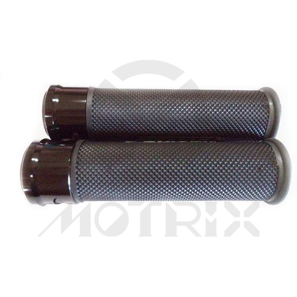 Rubber grip with black end. L: 125mm fits (7/8'', 1'')