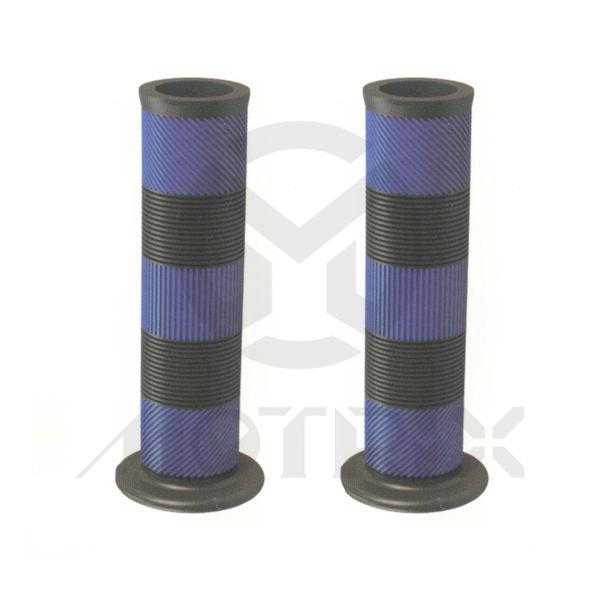 Black end / blue & black body, rubber grips open end with cap. L: 120mm fits (7/8'', 1'')