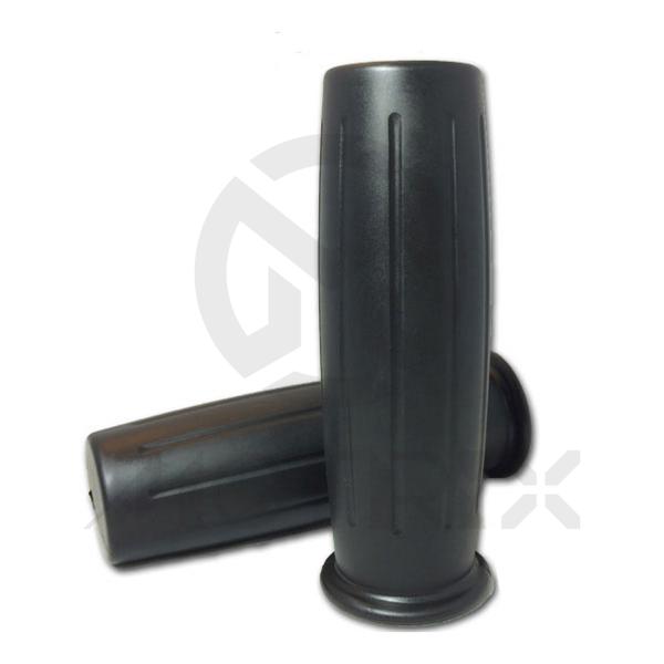 Motorcycle vintage soft grips. L: 118mm fits (1'', 1-1/8'')
