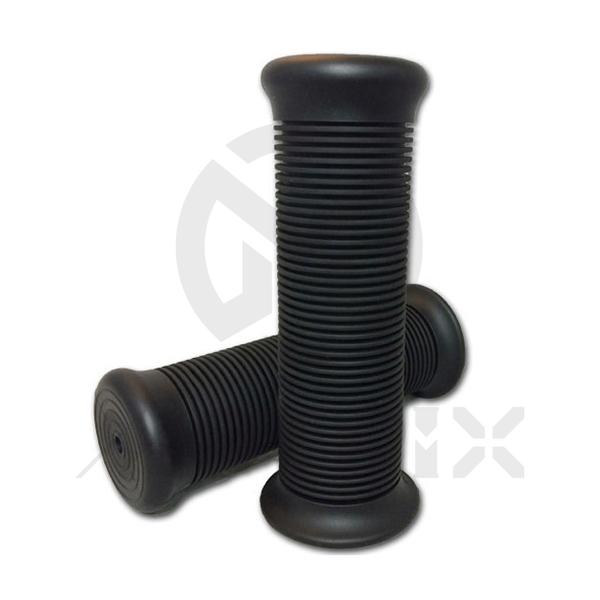 Motorcycle vintage soft grips. L: 124mm fits (1'', 1-1/8'')