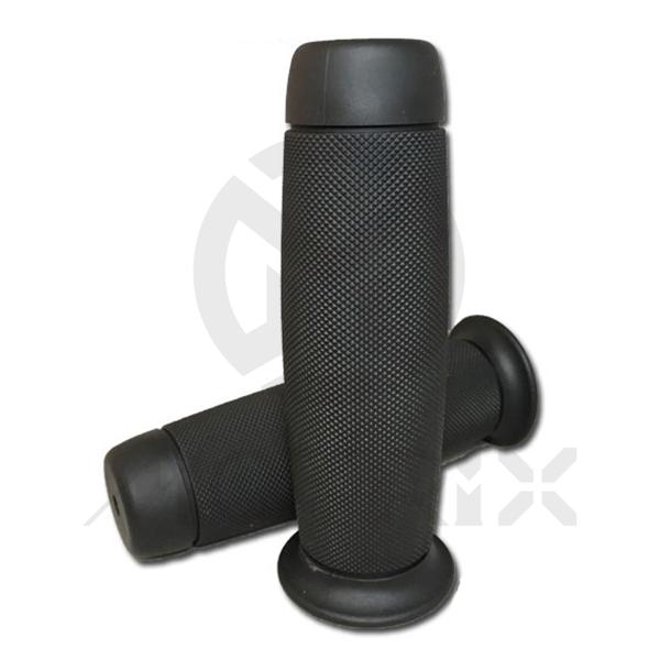 Motorcycle vintage soft grips. L: 124mm fits (7/8'', 1'')