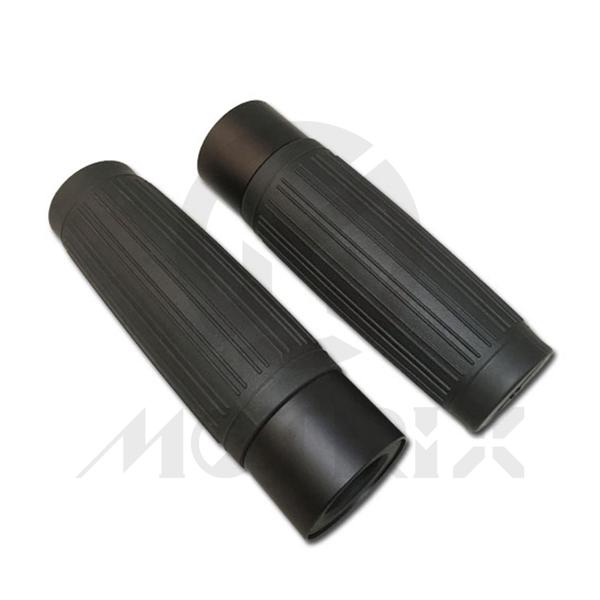 Motorcycle vintage soft grips. L: 124mm fits (1'', 1-1/8'')