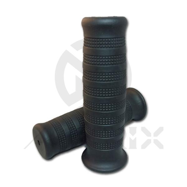 Motorcycle vintage soft grips. L: 124mm fits (7/8'', 1'')
