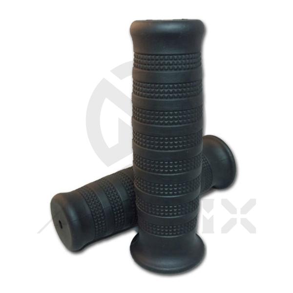 Motorcycle vintage soft grips. L: 124mm fits (1'', 1-1/8'')