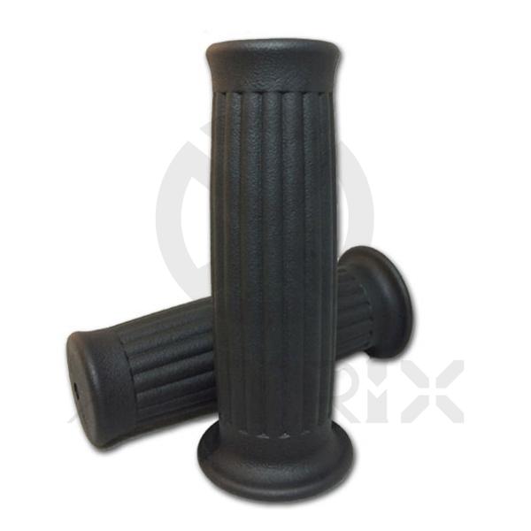 Motorcycle vintage soft grips. L: 118mm fits (1'', 1-1/8'')