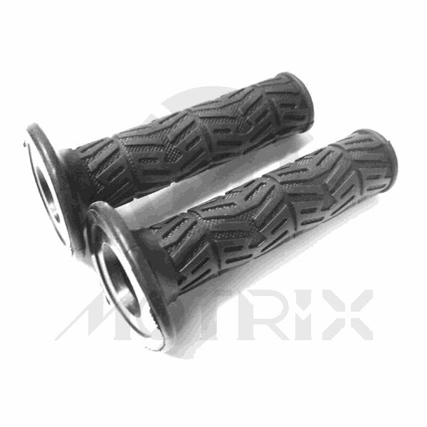 Rubber grips with close end. L: 135mm fits (7/8'', 1'')