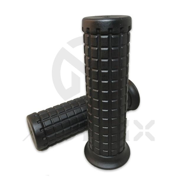 Motorcycle vintage soft grips. L: 124mm fits (7/8'', 1'')