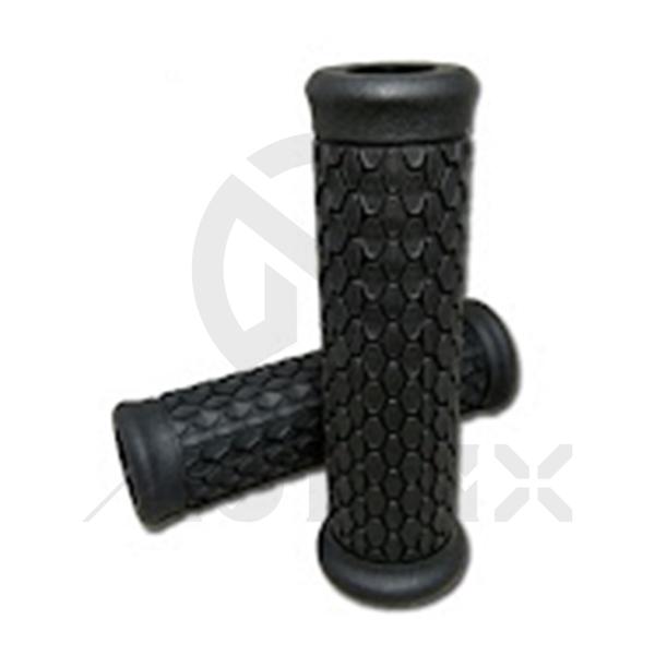 Motorcycle vintage soft grips. L: 124mm fits (1'', 1-1/8'')