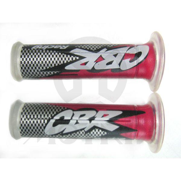 Naked style grips paint ''CBR''. L: 120mm fits (7/8'', 1'')