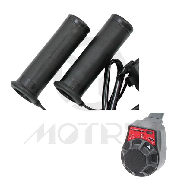 Heated grip with switch. L: 130mm