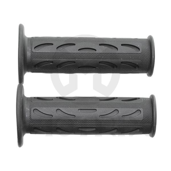 Fashion style soft rubber grips with open end. L: 125mm fits (7/8'', 1 '')