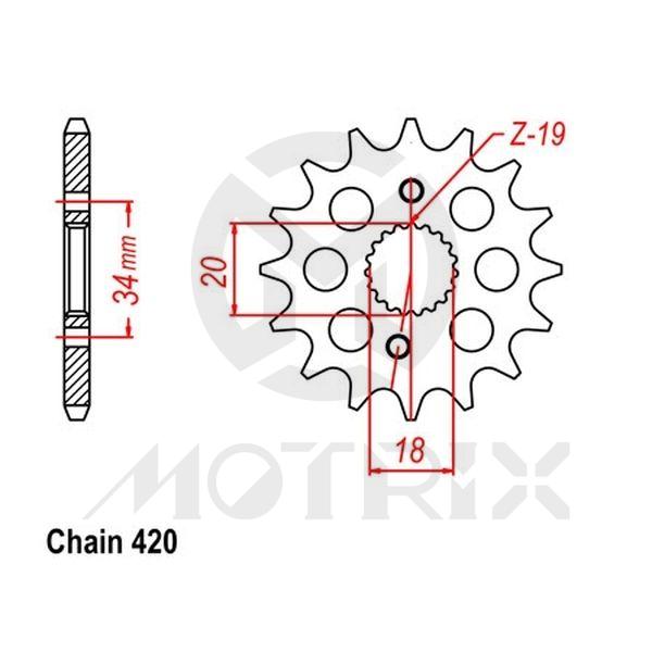 Front sprocket JTF1310