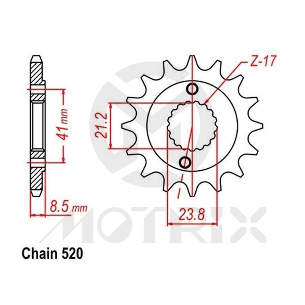 Front sprocket JTF1322