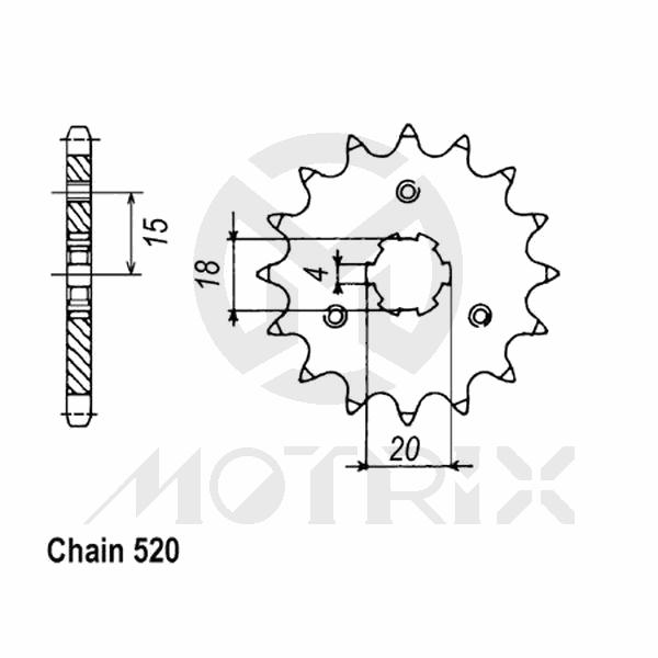 Front sprocket JTF1325