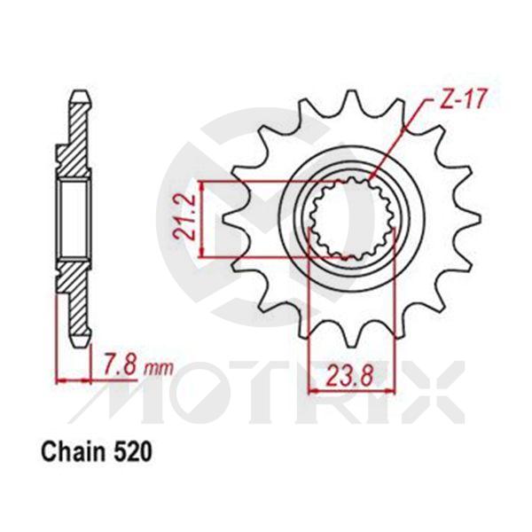 Front sprocket JTF1344