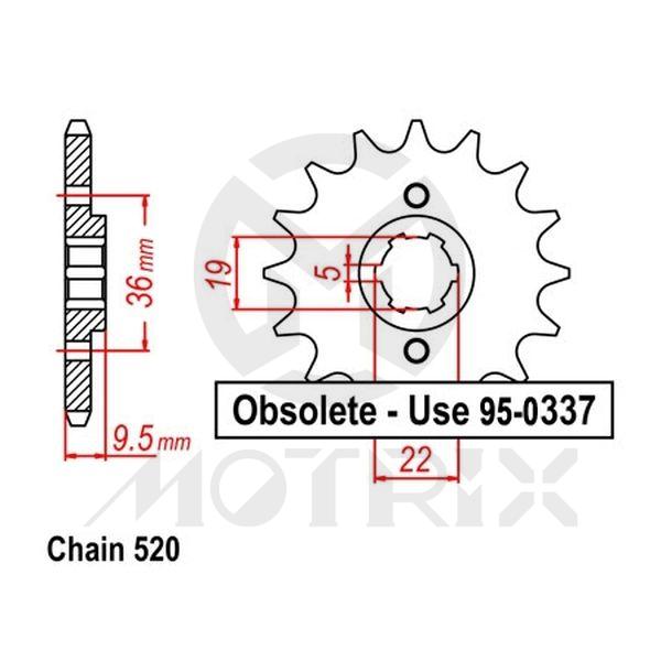 Front sprocket JTF1350