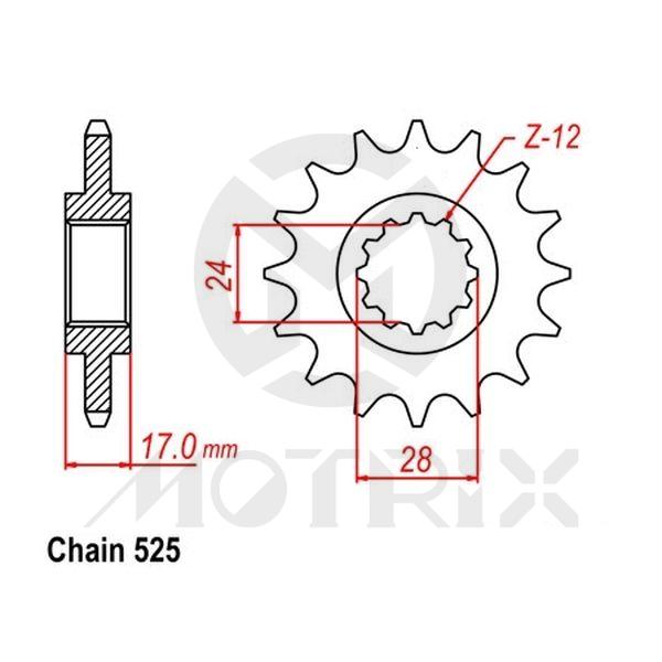Front sprocket JTF1371