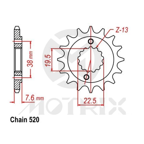 Front sprocket JTF1401