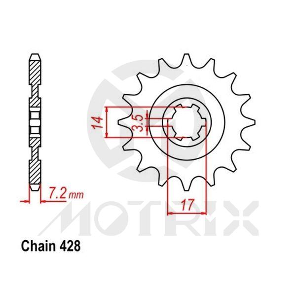 Front sprocket JTF1501