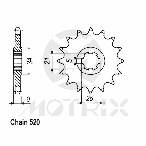 Front sprocket JTF1502